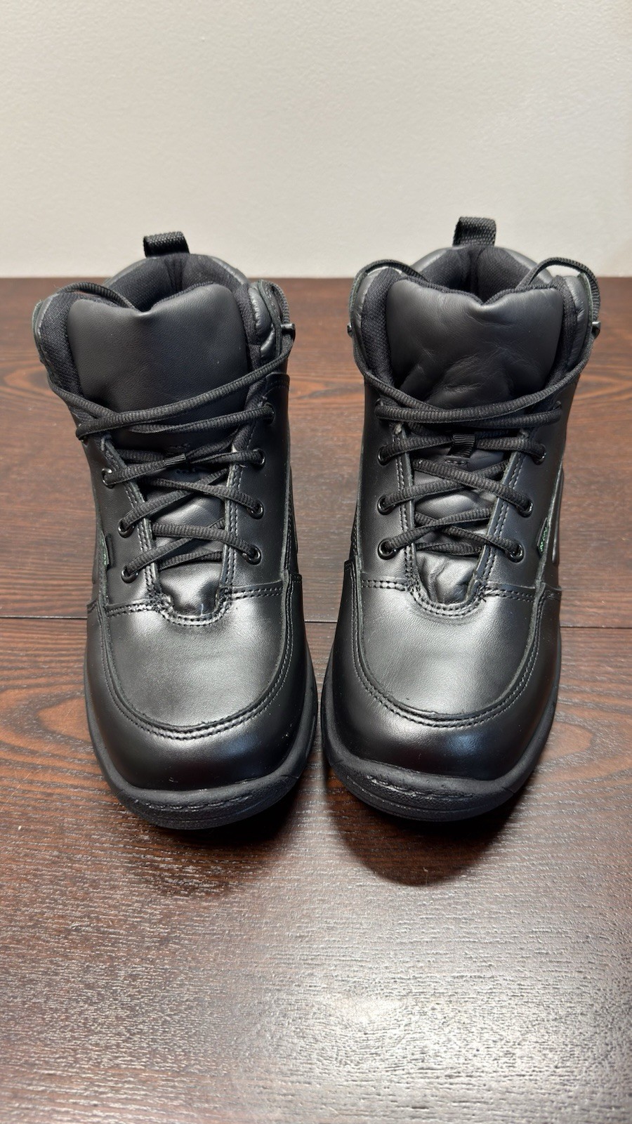 Reebok Work SR USA CP8375 Mens Size 10M Black Leather Slip Resistant Shoes