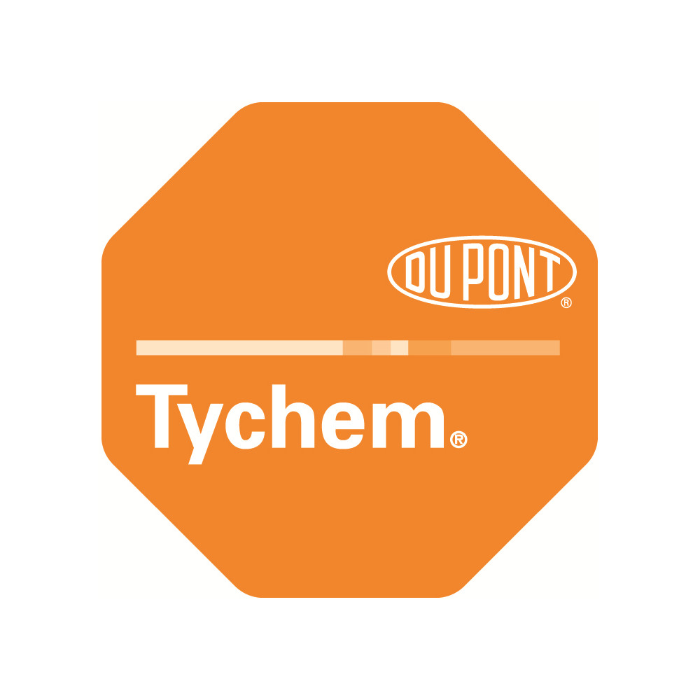 DUPONT TYCHEM TYVEK QC127S YELLOW COVERALL CHEMICAL HAZMAT SUIT (CASE OF 12)