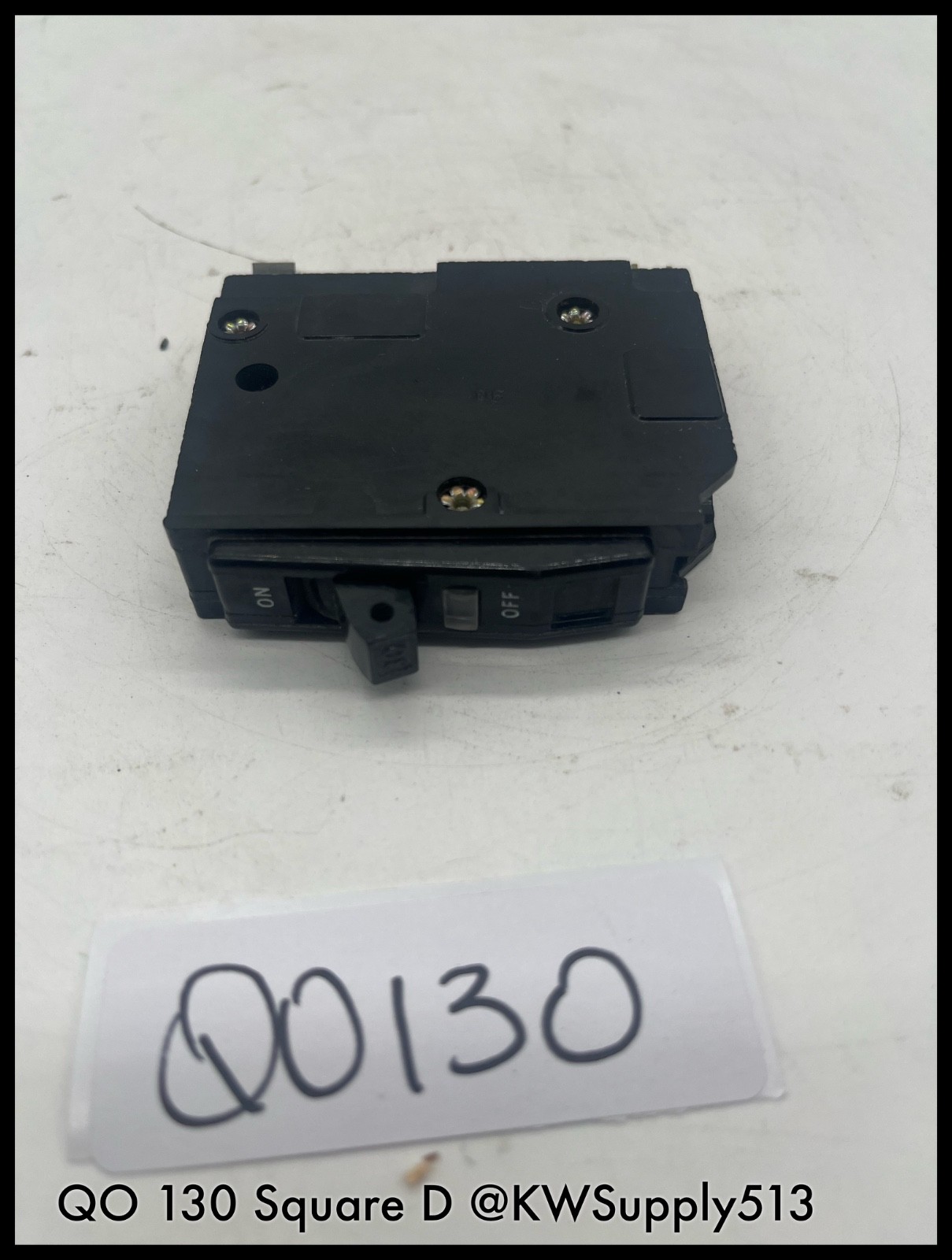 QO130~Square D QO130 30A 1P 120V 10KA Mini Circuit Breaker -Used