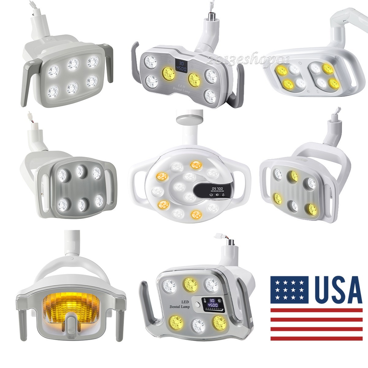 5 Types Dental LED Lamp Oral Light For Unit Chair adjustable Induction Sensor