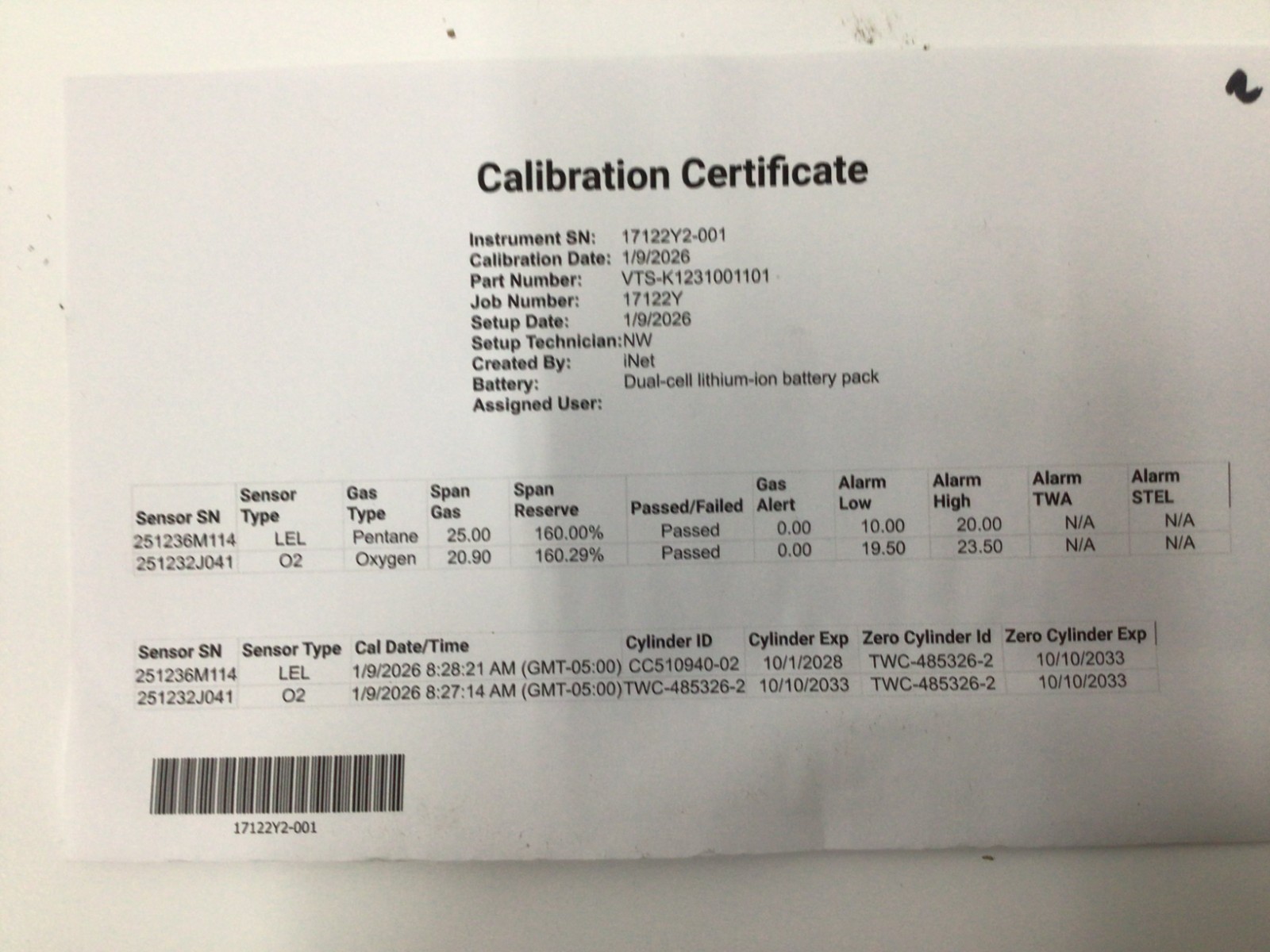 INDUSTRIAL SCIENTIFIC Multi-Gas Detector: IP66/IP67, Ventis MX4.