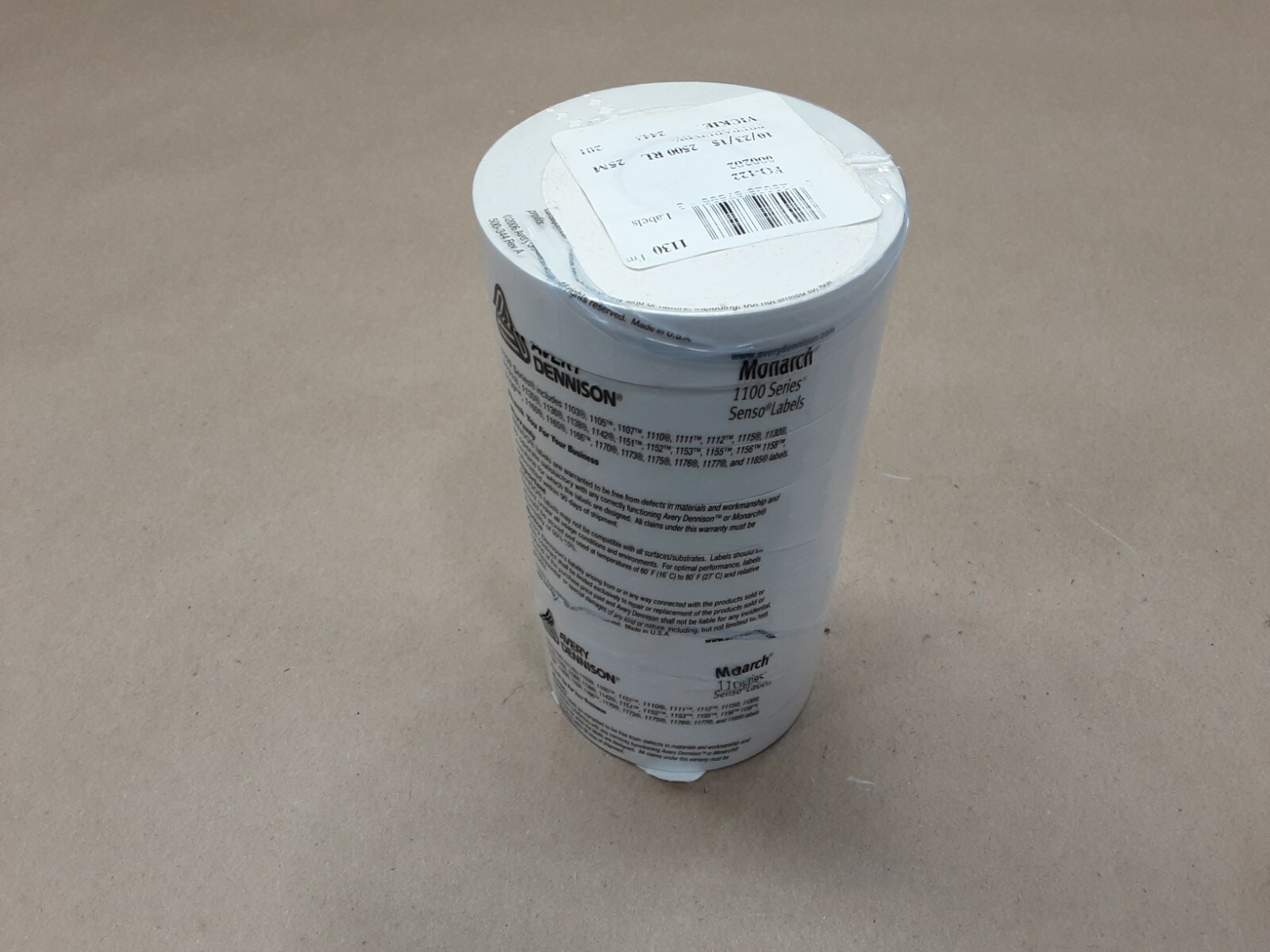 1 BOX 10 rolls ULINE S-18735W MONARCH 1130 LABELS WHITE 25M/BX #164TAW B22PR3