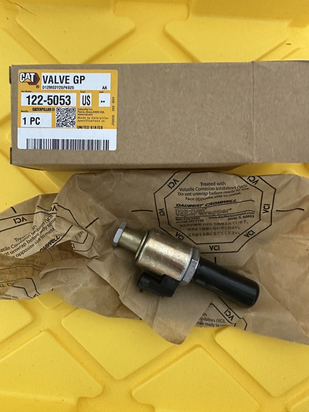 1225053 – VALVE GP 12 VOLT. CAT 122-5053