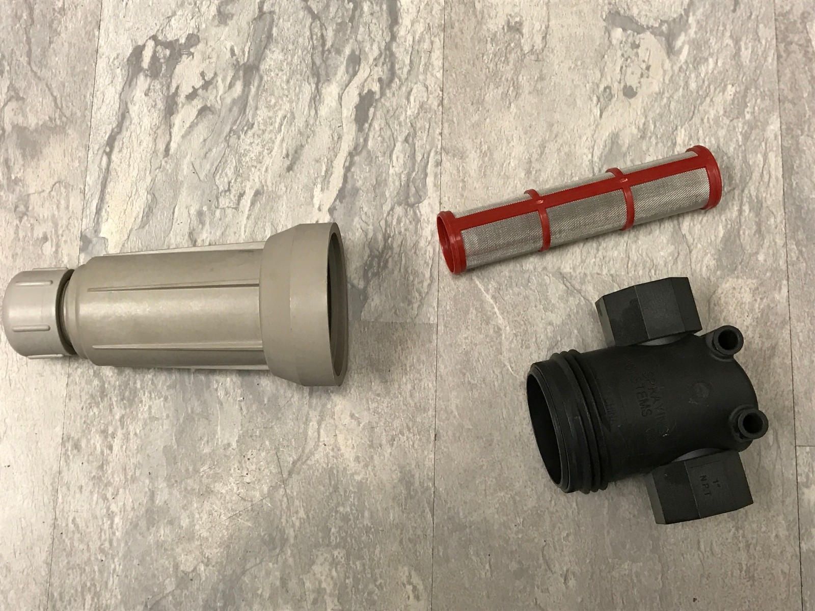AA126ML-4-50 TeeJet 1″ Line Strainer 50 Mesh