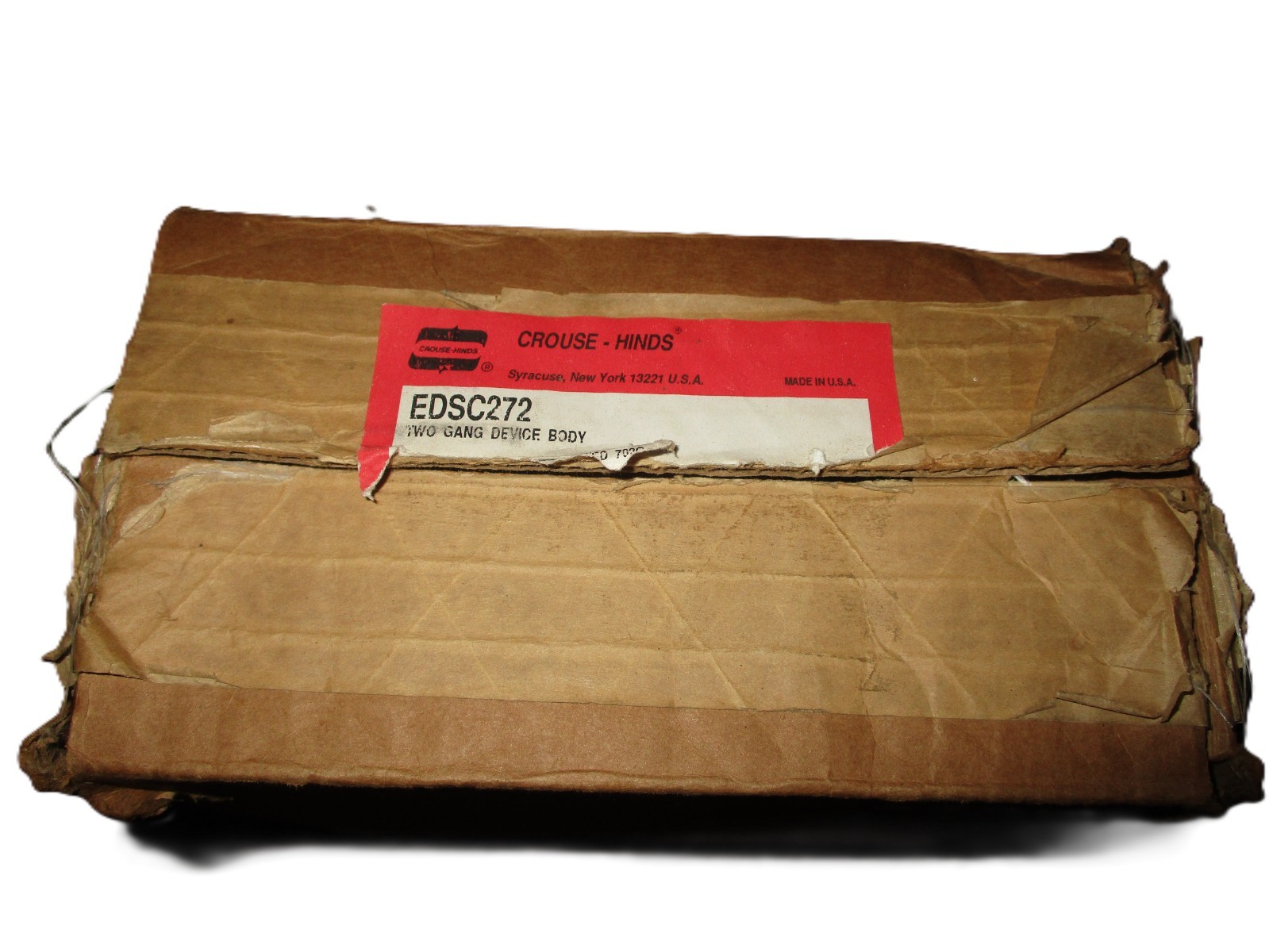 Crouse & Hinds EDSC272 Device Body C272 Electrogalvanized 2-Gang Box