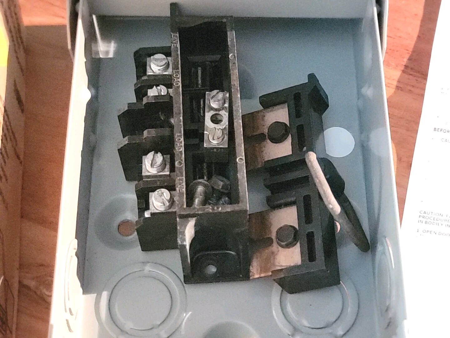 GE Genuine Air Conditioner Disconnect SAF415 TF30RCP 30A Fusible 2 Pole