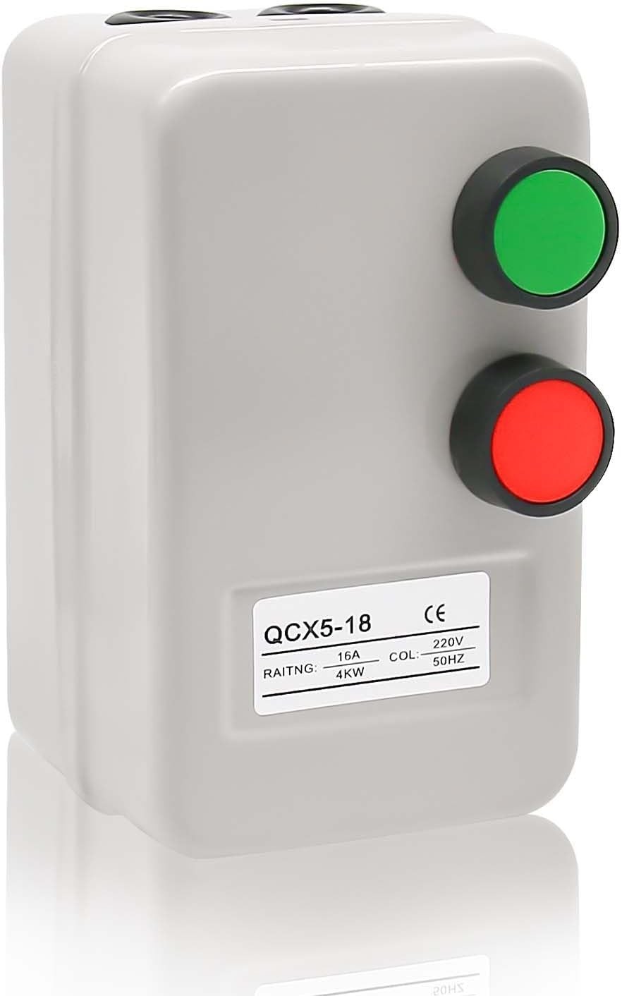 Magnetic Electric Motor Starter – 220/240V 4KW 10-16AMP – 5.5 HP Single Phase Ma