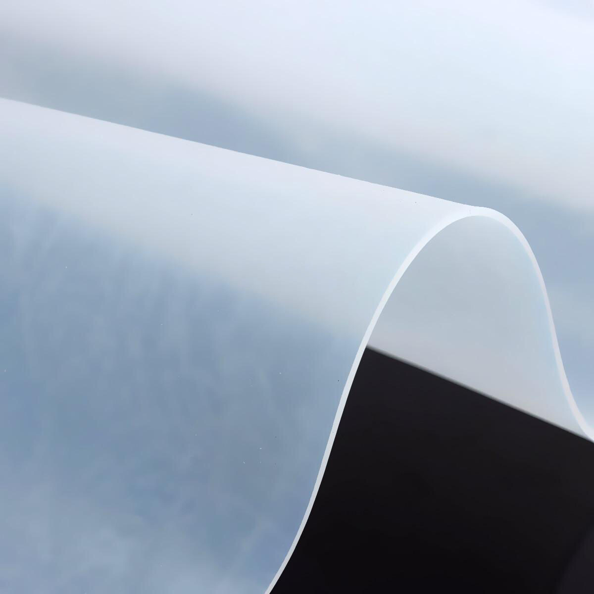 Intbuying New 20″x20″ 1mm Thicknes Silicone Rubber Sheet Translucent