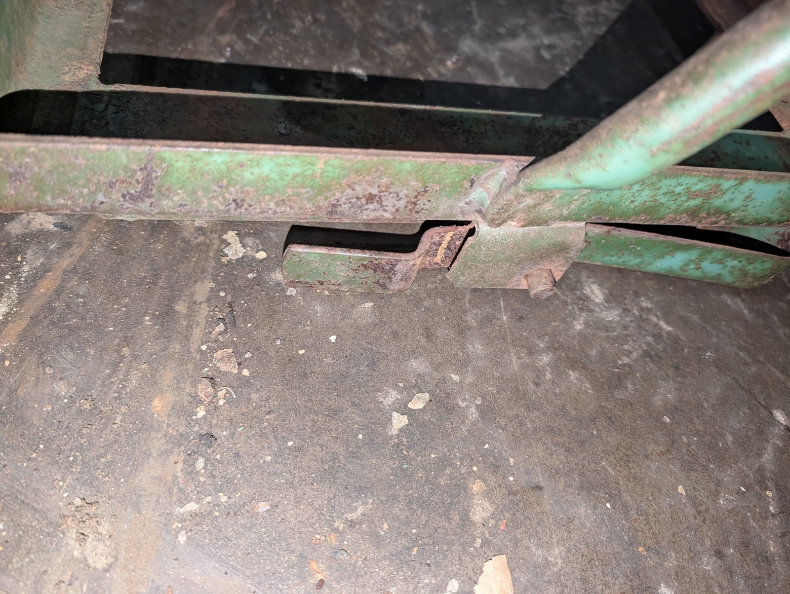 John Deere 50 Seat Frame Assembly 60 70 Seat Backrest An Light Bracket
