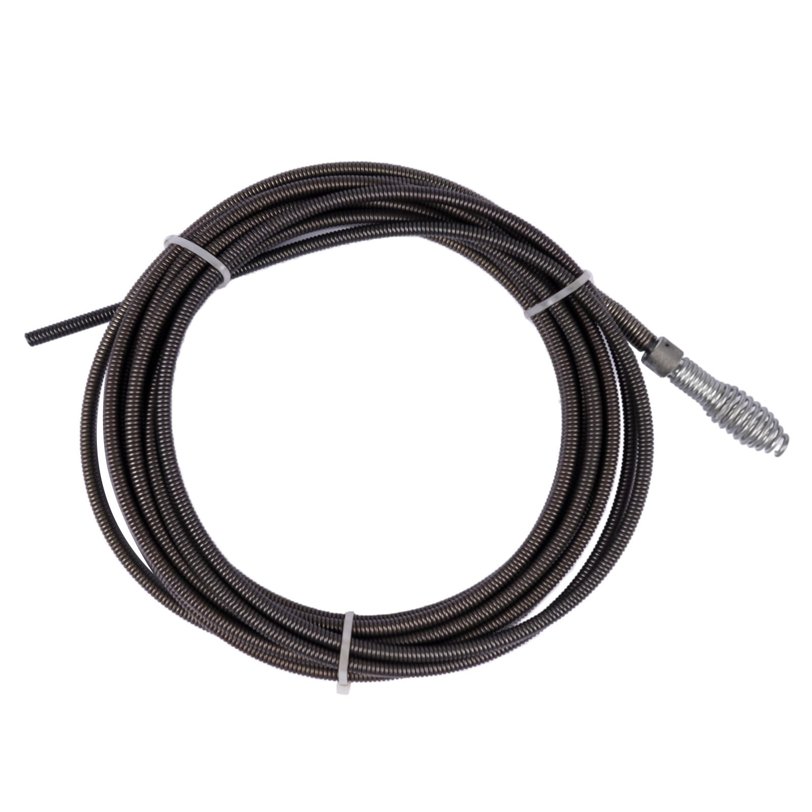 Drain Cleaning Cable with Drop Head Auger 5/16″ x 25 Ft (7.6 mm x 7.6 m), Com…
