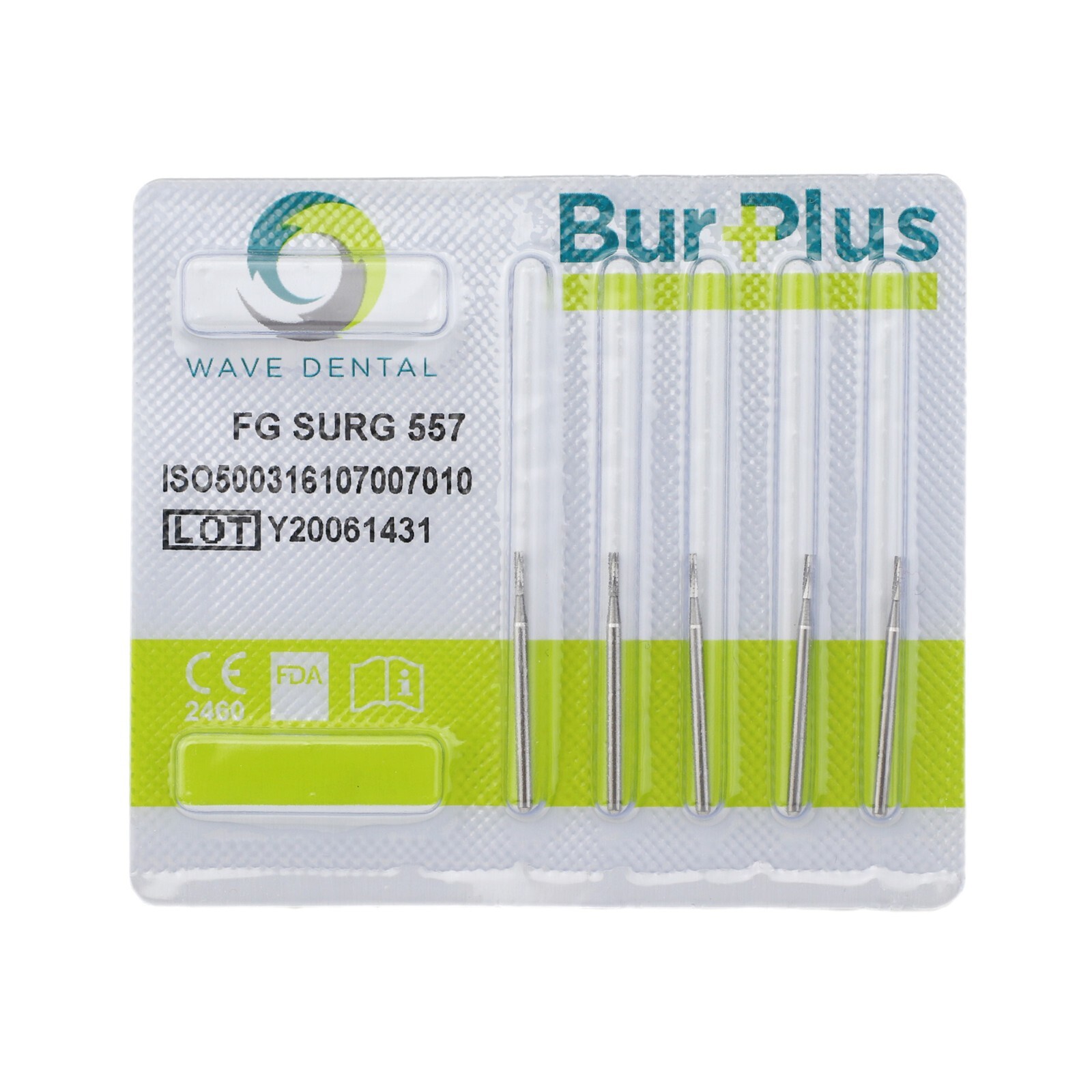 WAVE Dental Surgical Burs FG 557 701 Tungsten Carbide FGOS Bur Length 25mm Burr