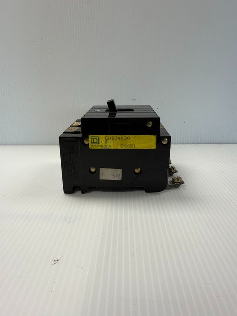 Square D EHB34030 30A 3 Pole Miniature Circuit Breaker