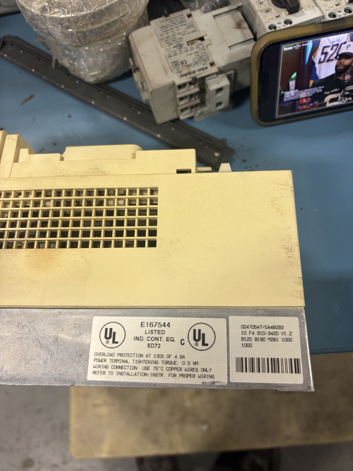 KEB Frequency Converter, 2,2 kW 10.F4.S1D-3420/1.2 USED