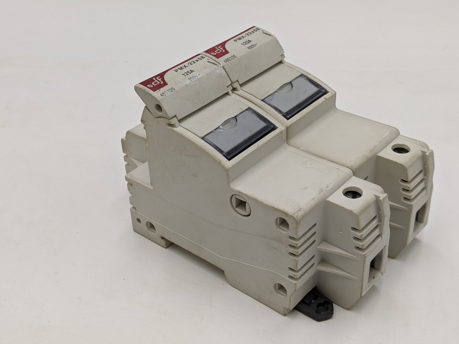DF PMX-22×58 Fuse Holder 125A 690V 2P 125 Amp 690 Volt 2 Pole Din Rail