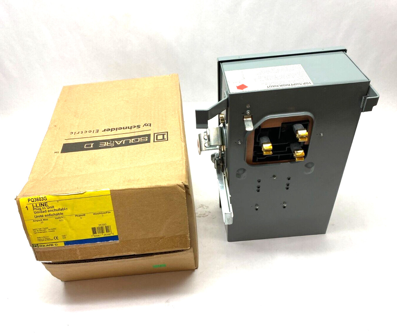 Square D PQ3603G I-LINE Fusible Busway Plug-In Unit 3-Phase 30A 600V