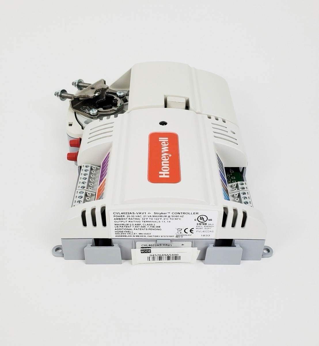 Honeywell Stryker Series 4 CVL4022AS-VAV1 VAV Control 24V 2.0A 1 Phase