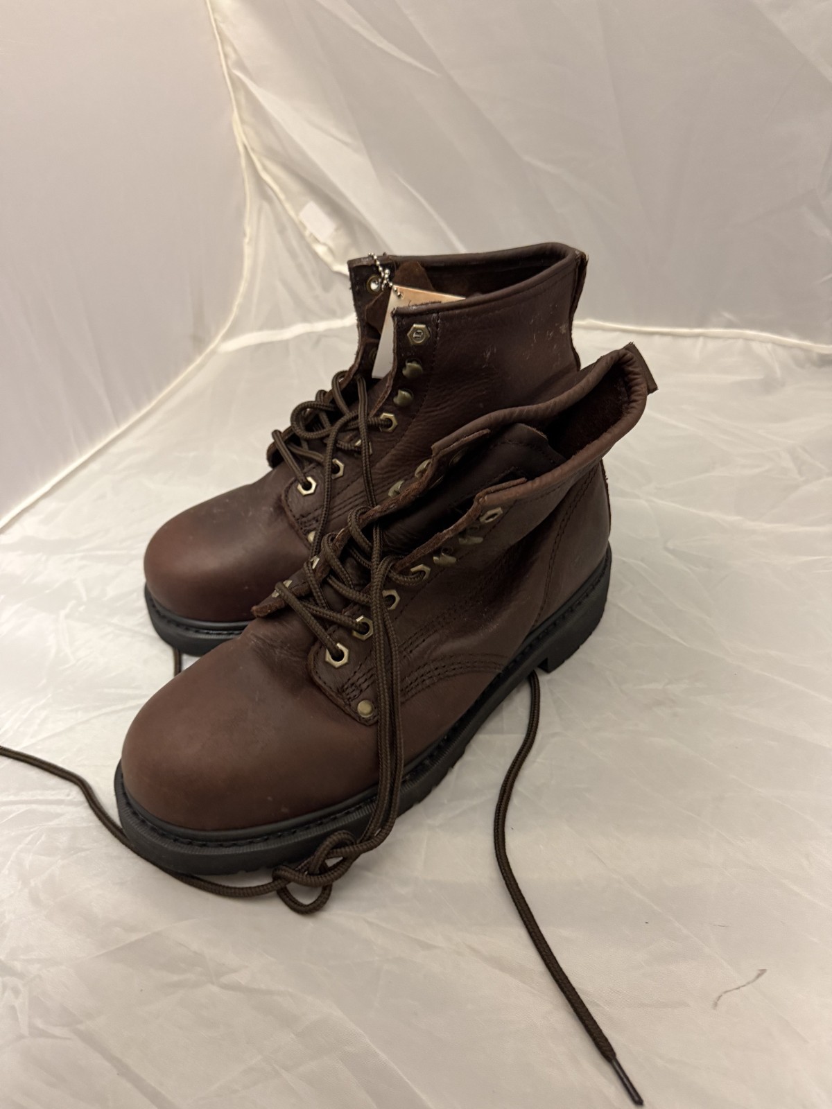 Bonanza Lace-Up Steel Safety Toe Work Boots. New without Box. Size 9.5 and 12!