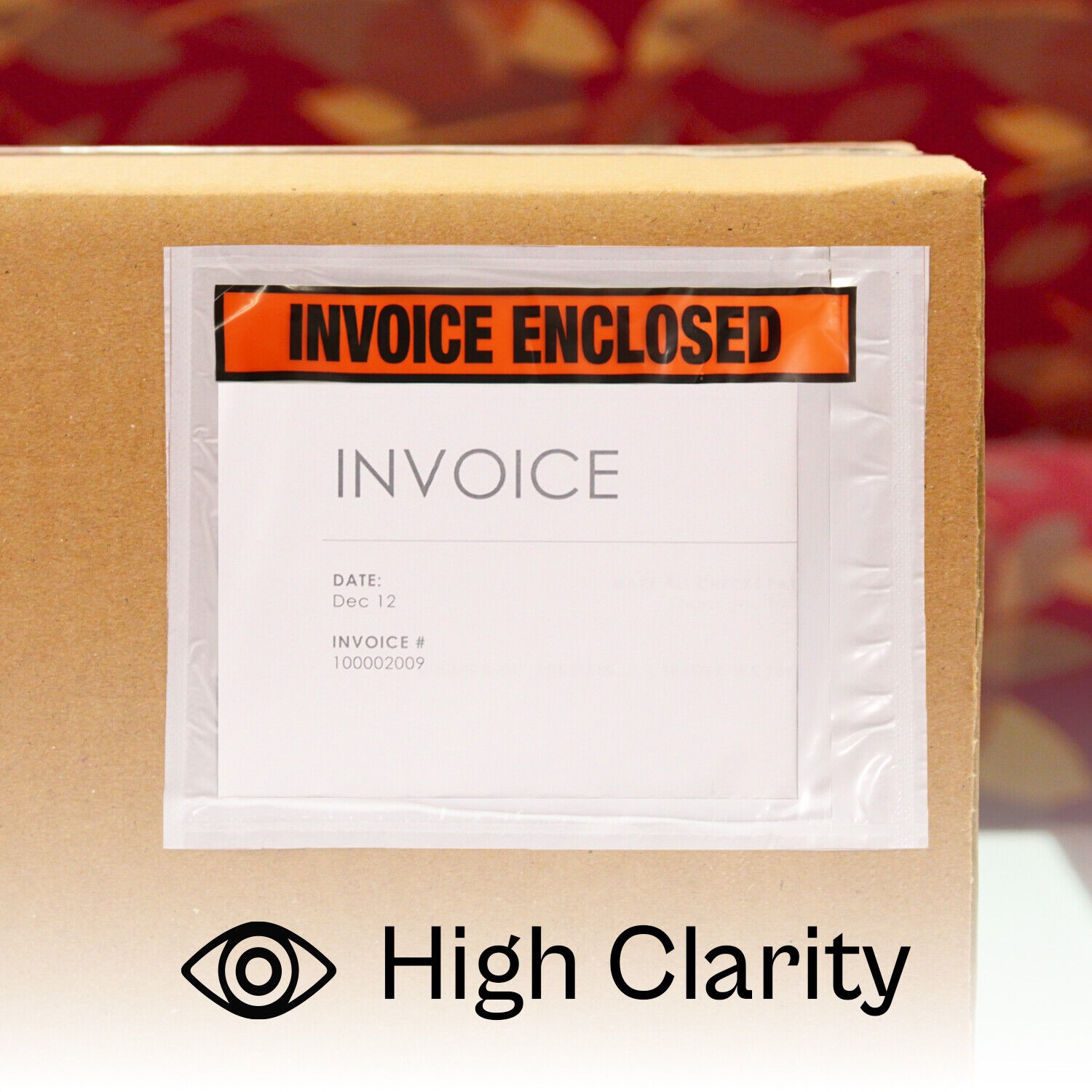 2000 4.5 x 5.5 Panel Face Envelopes Invoice Enclosed Slip Pouch Self Adhesive