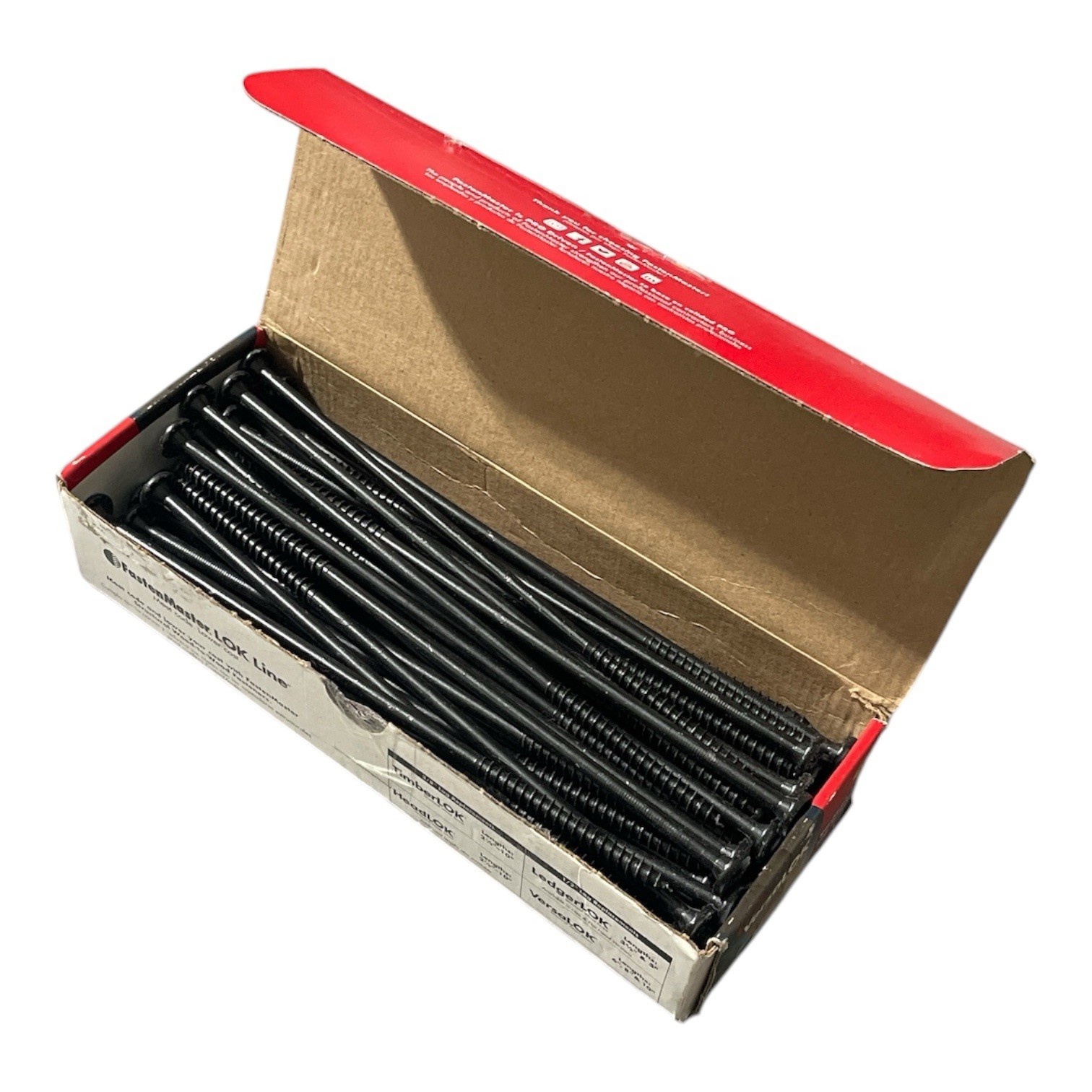 *53-PACK* FastenMaster VersaLOK 1/2″ x 10″ Structural Wood Lag Screws (S6)
