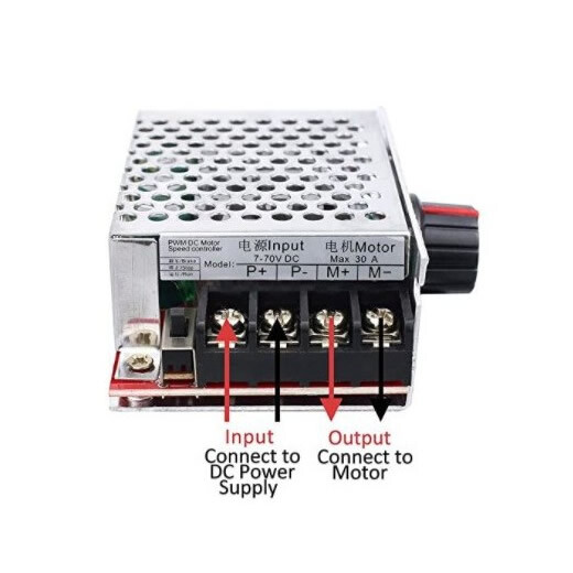 7-70V 30A PWM DC Motor Speed Controller Switch Control 12V 24V 36V 48V 30 Amp