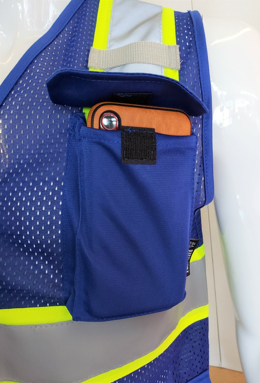 Two Tone High Visibility Reflective Royal Blue Safety Vest (X-Small-5XL)