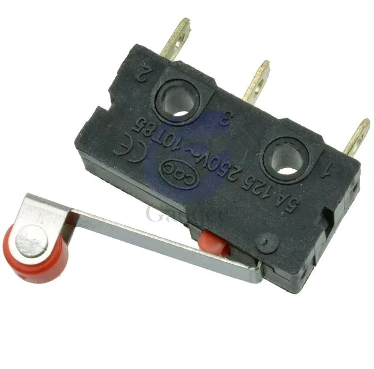 1 Pc KW12-3 Micro Roller Lever Arm Normally Open Close Limit Switch Roller 5A