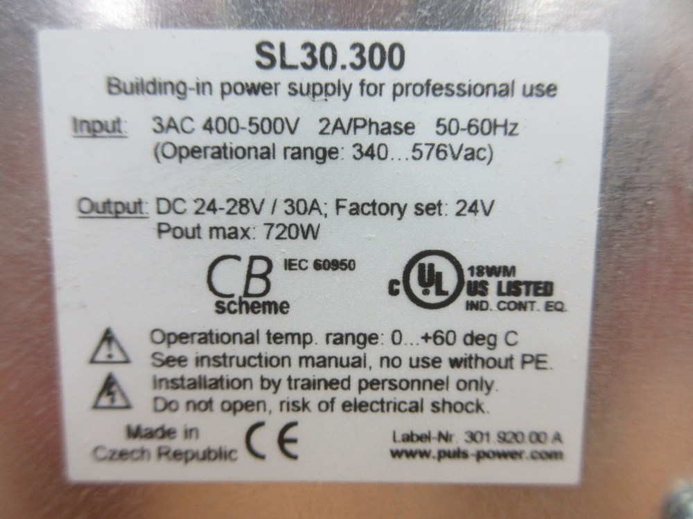 Puls SL30.300 Power Supply