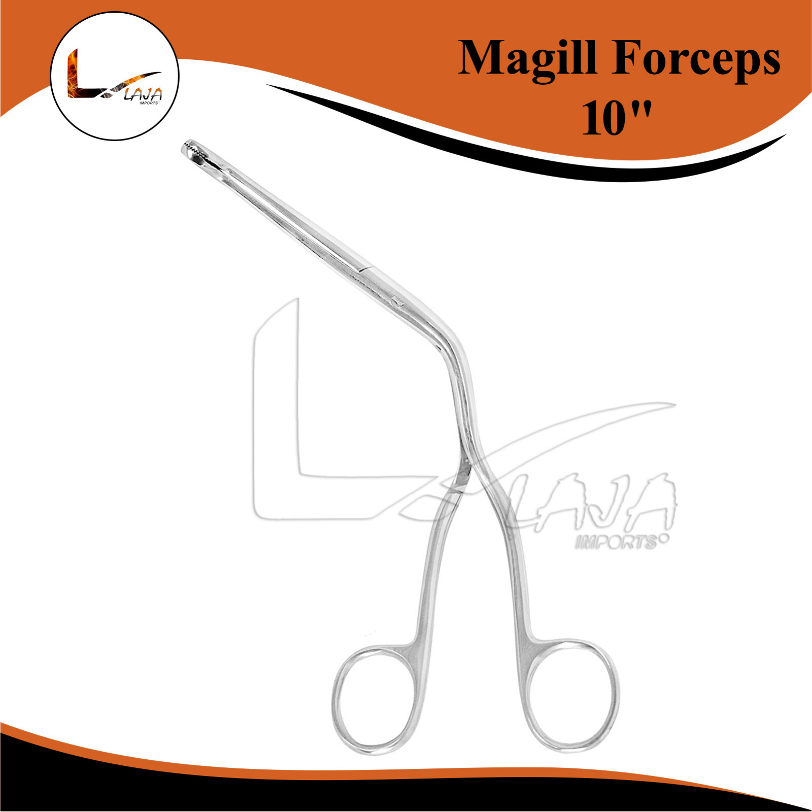 Magill Forceps Curved Bent EMT Anesthesia Surgical Instruments 10″