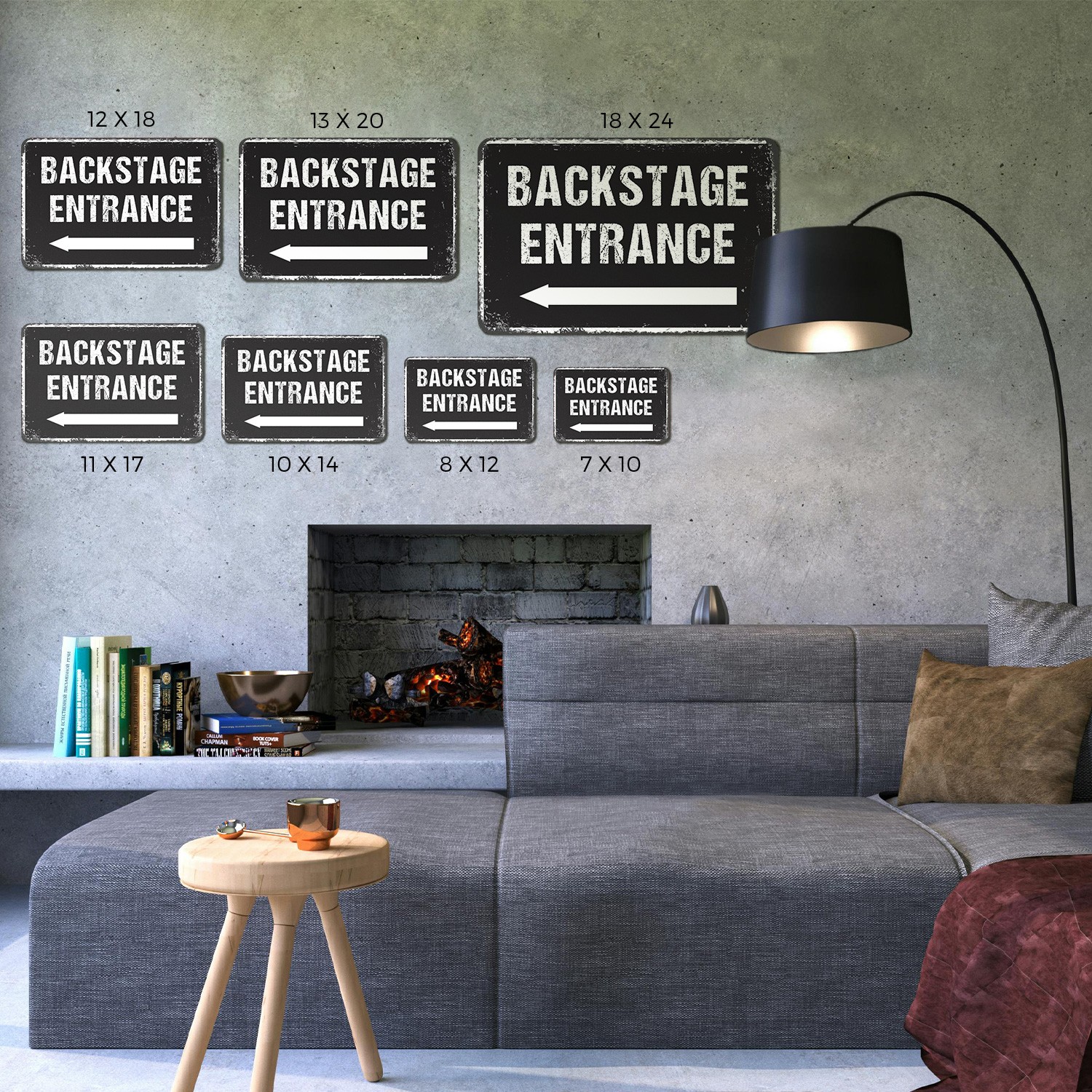 Backstage Entrance Sign Artists Only Crew Keep Out Durable Perfect for Theaters