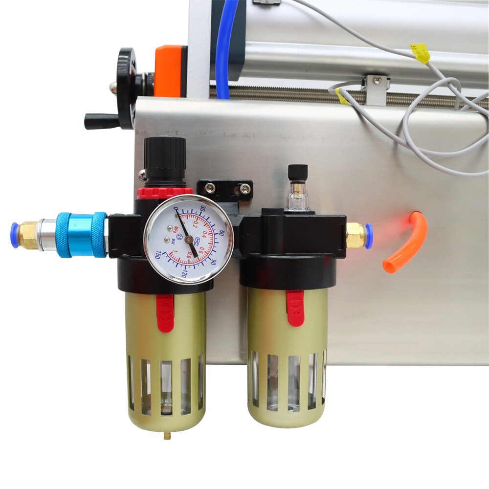 TECHTONGDA 1000-5000ml 1 Nozzle Paste Liquid Oil Fill Machine 110V Piston Filler