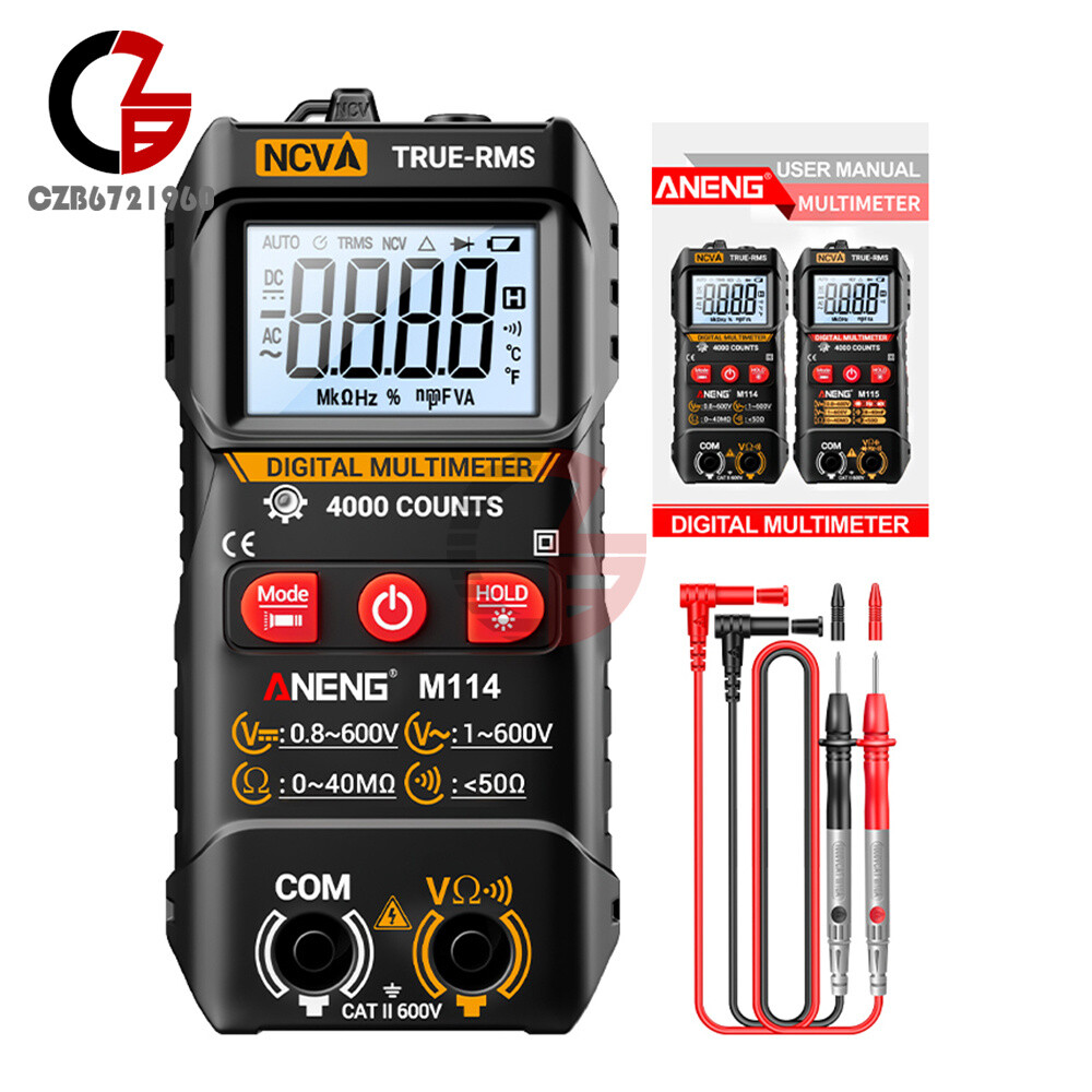 ANENG Digital Multimeter Automatic Voltmeter NCV Resistance Electrician Tester