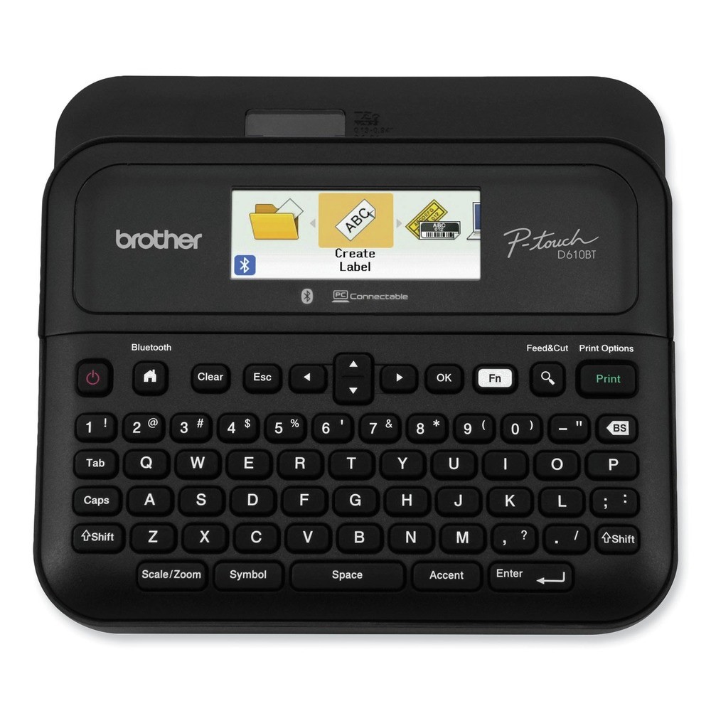 Brother P-Touch PTD610BTVP 14.2″ x 6″ x 13.3″ 30 mm/s Connected Label Maker New