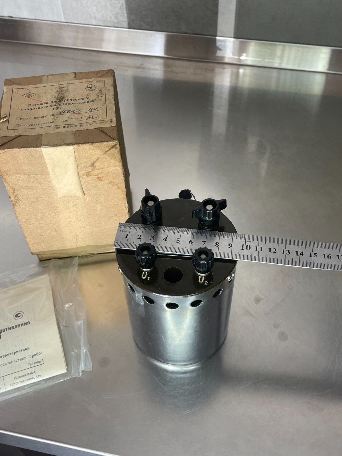 10000 Ohm 10 kOhm Ω Resistance Standard Resistor Calibrator Accuracy 0.01% NEW