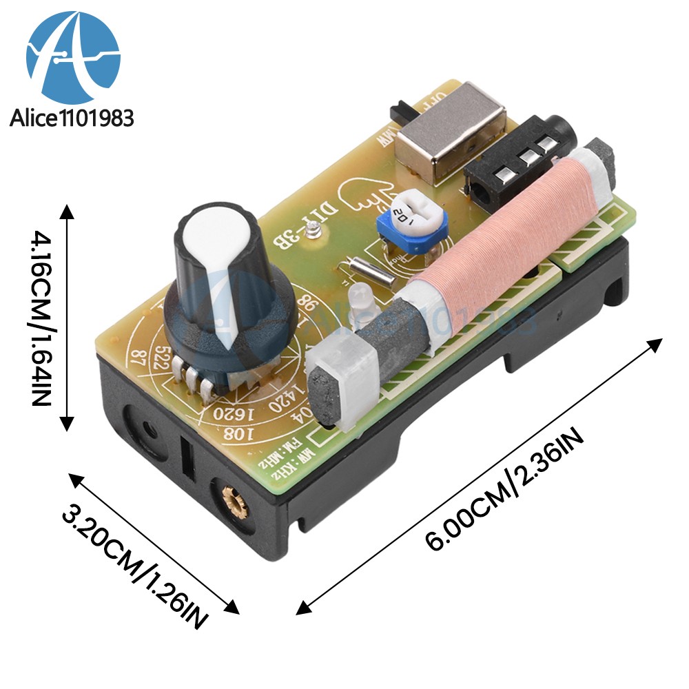 Electronic DIY AM/FM Radio Receiver Module Kits Wireless Stereo 87MHz-108MHz