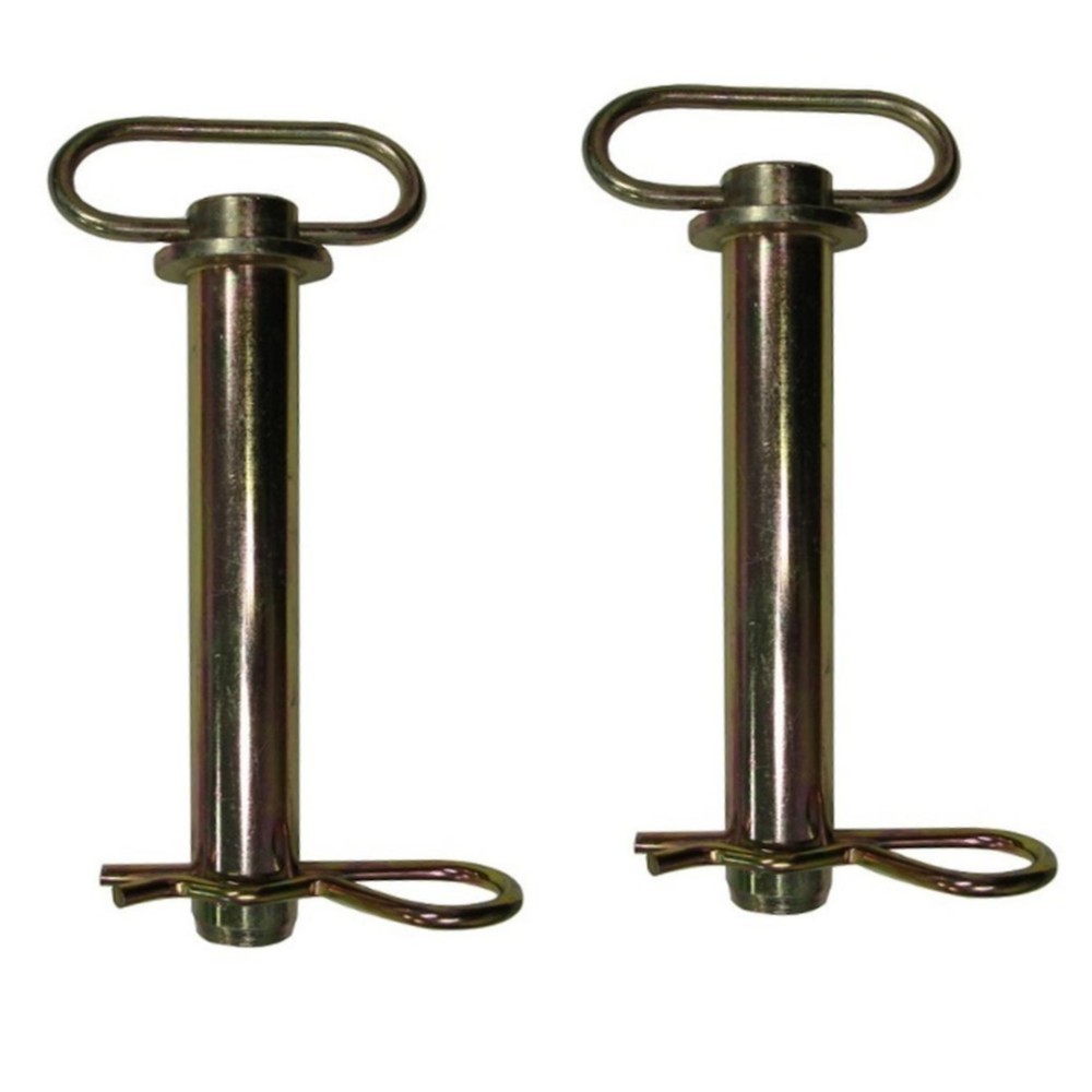 Two Cold Forged Tractor Hitch Pins 1-1/8″ pin dia. 6-1/4″ useable length