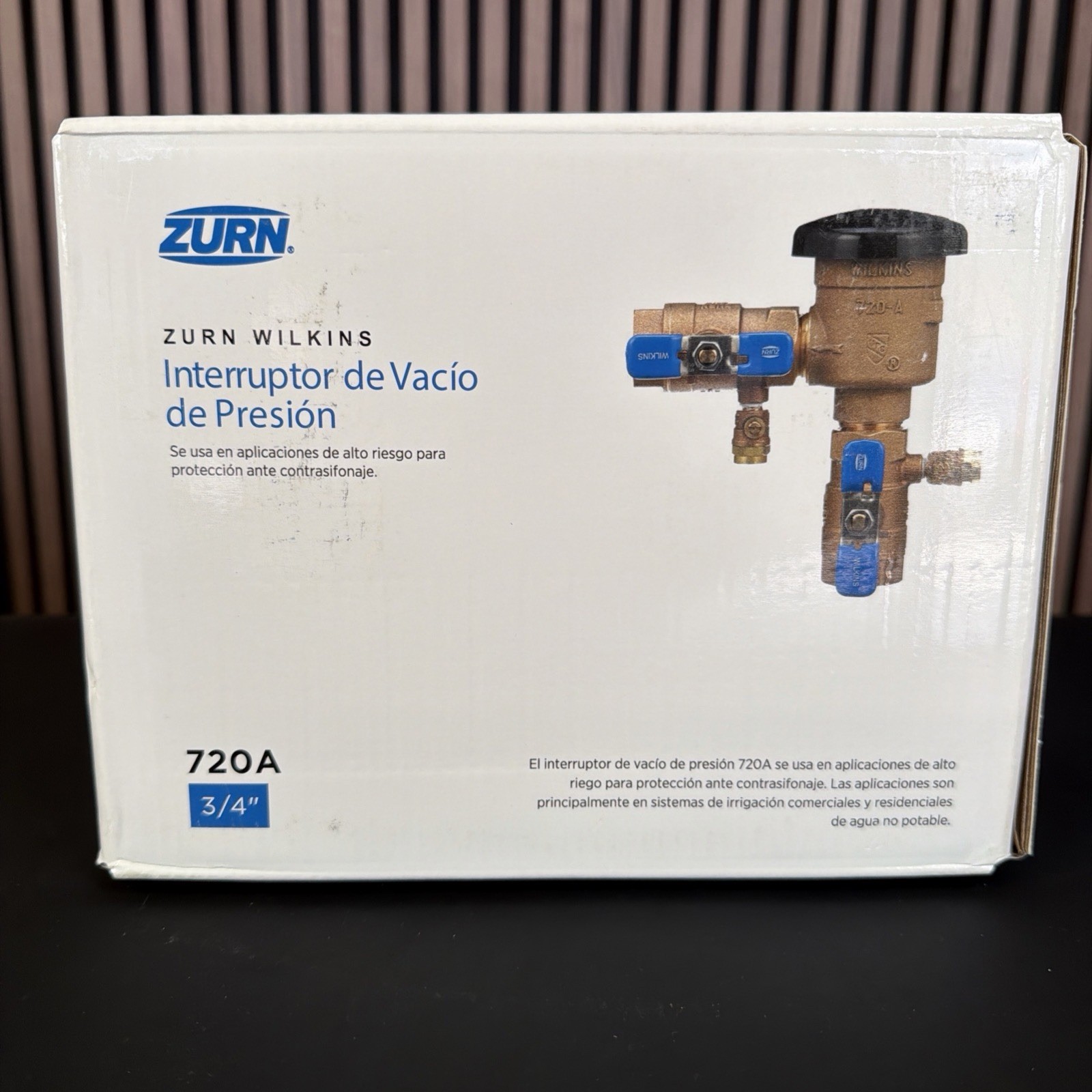Zurn Wilkins 34-720A 3/4″ 720A Pressure Vacuum Breaker Assembly