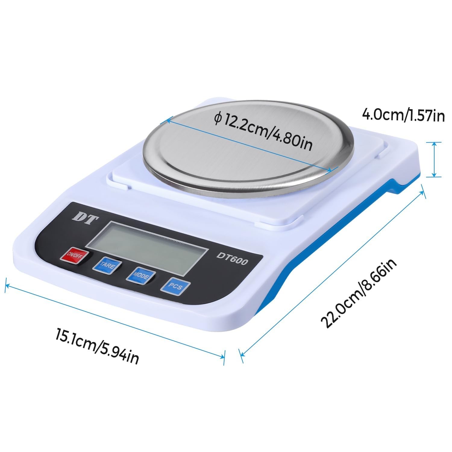 600g/1000g/3000gx0.01g Lab Scale Digital Analytical Balance Electronic Scale New