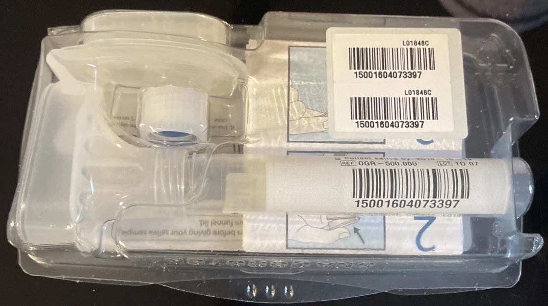 DNA Genotek “Count Me In Project” Saliva Sample 2018 OGR-500