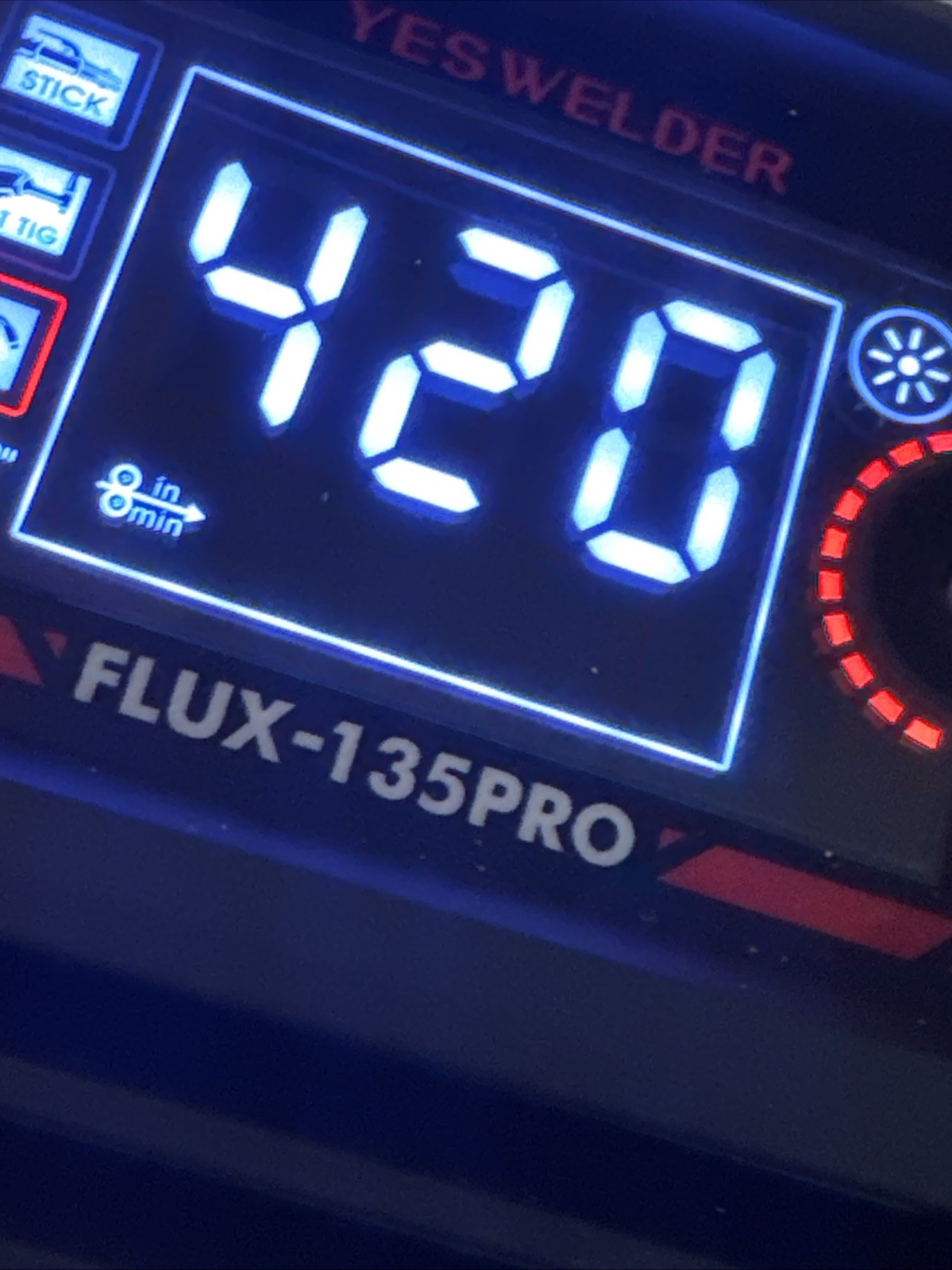 PARTS/REPAIR NOT WORKING SOLD AS IS !YESWELDER FLUX-135 Pro Flux Core MIG Welder