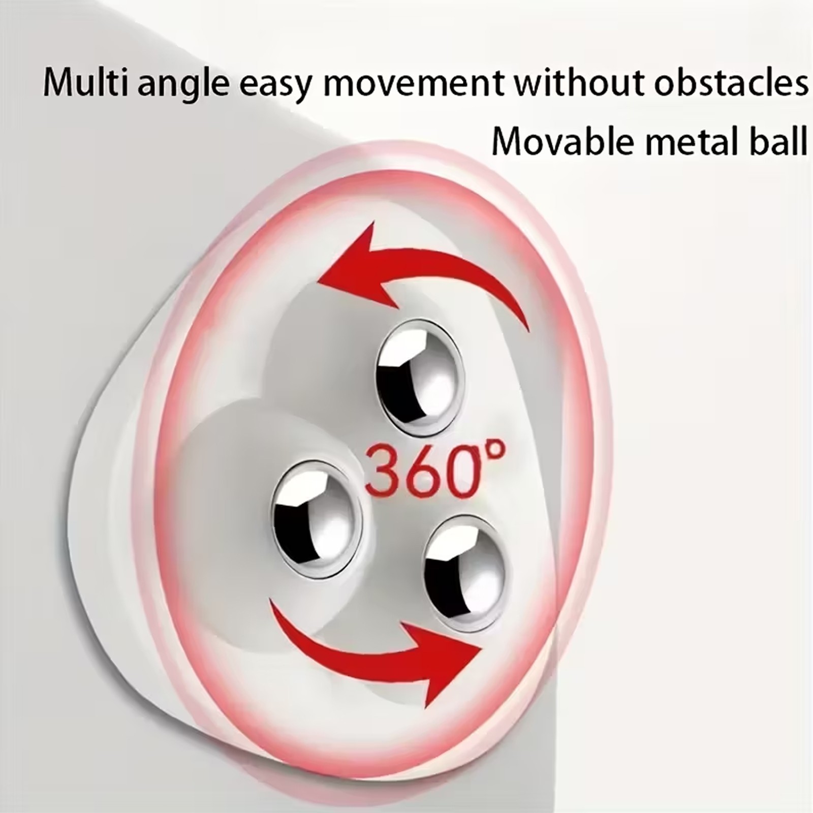 20 pcs Mini Swivel Caster Wheels Self Adhesive Stainless Steel Rolles