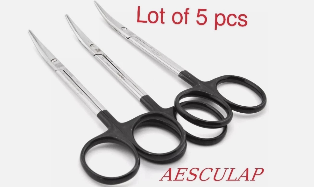 AESCULAP BC931R Surgical Curved Lift Supercut Delicate Baby Metzenbaum Scissors