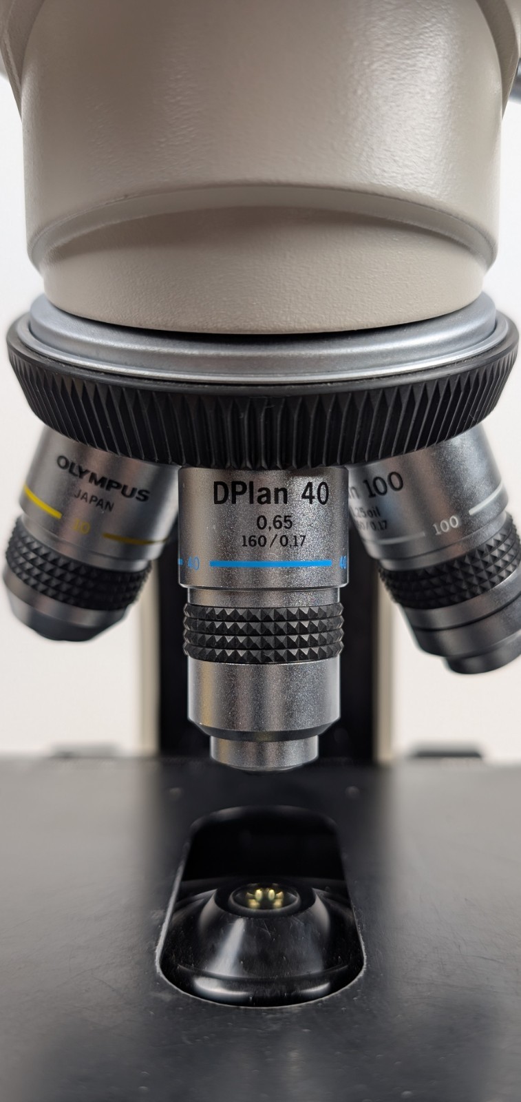 Olympus BH-2 Microscope 4x 10x 40x 100x Oil w/ WHK 10x/20 – Tested