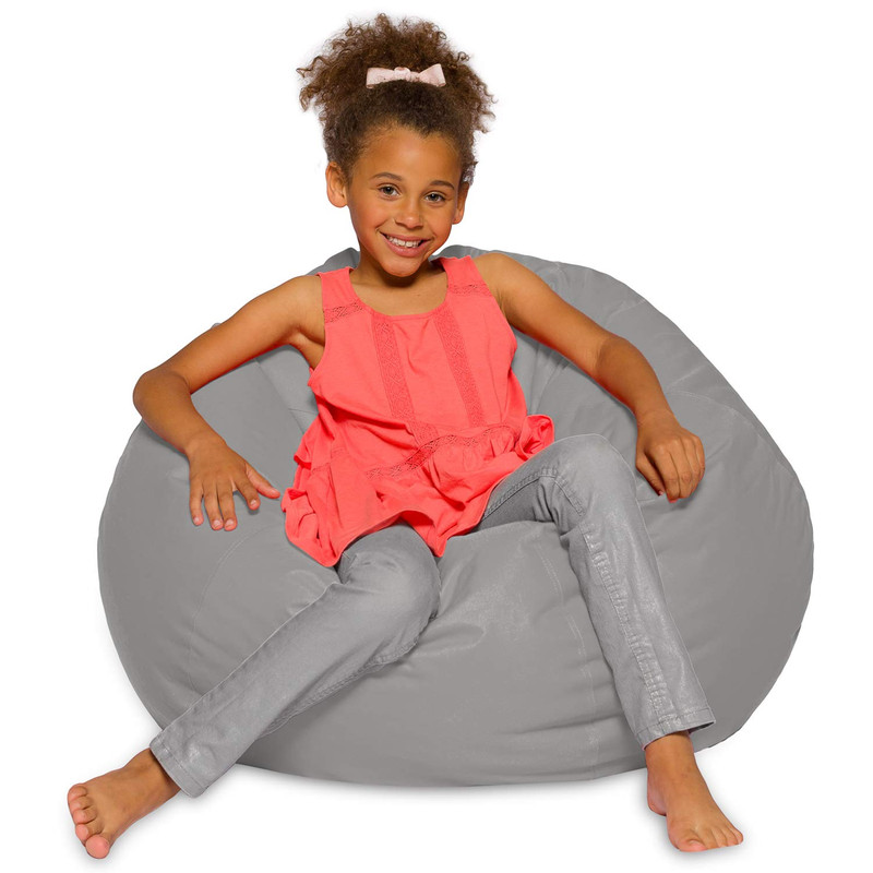 Posh Creations Bean Bag Chair For Kids Teens And Adults Includes Removable And