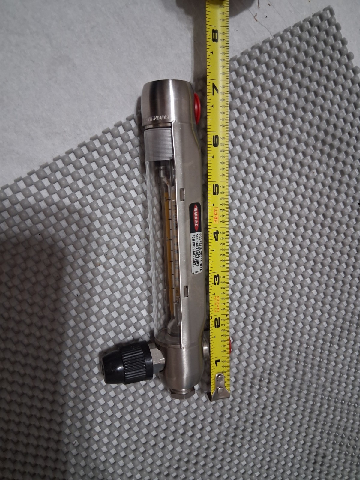 Vintage NOS Wallace & Tiernan 36E083SSXX2 Purge Meter *See Pics for Specs.