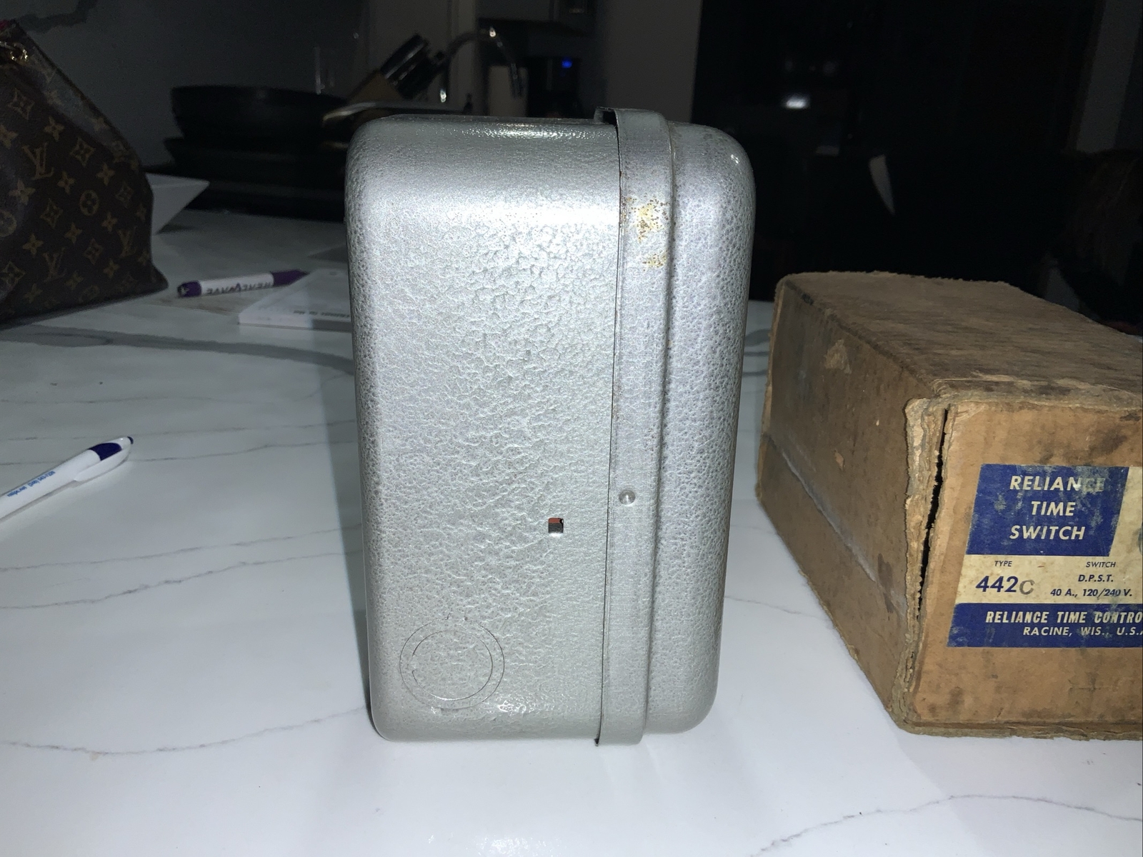 NOS Vintage: Reliance Type 442C Time Switch #A1065C – 120/240 Volt, AC – 60 Cy.