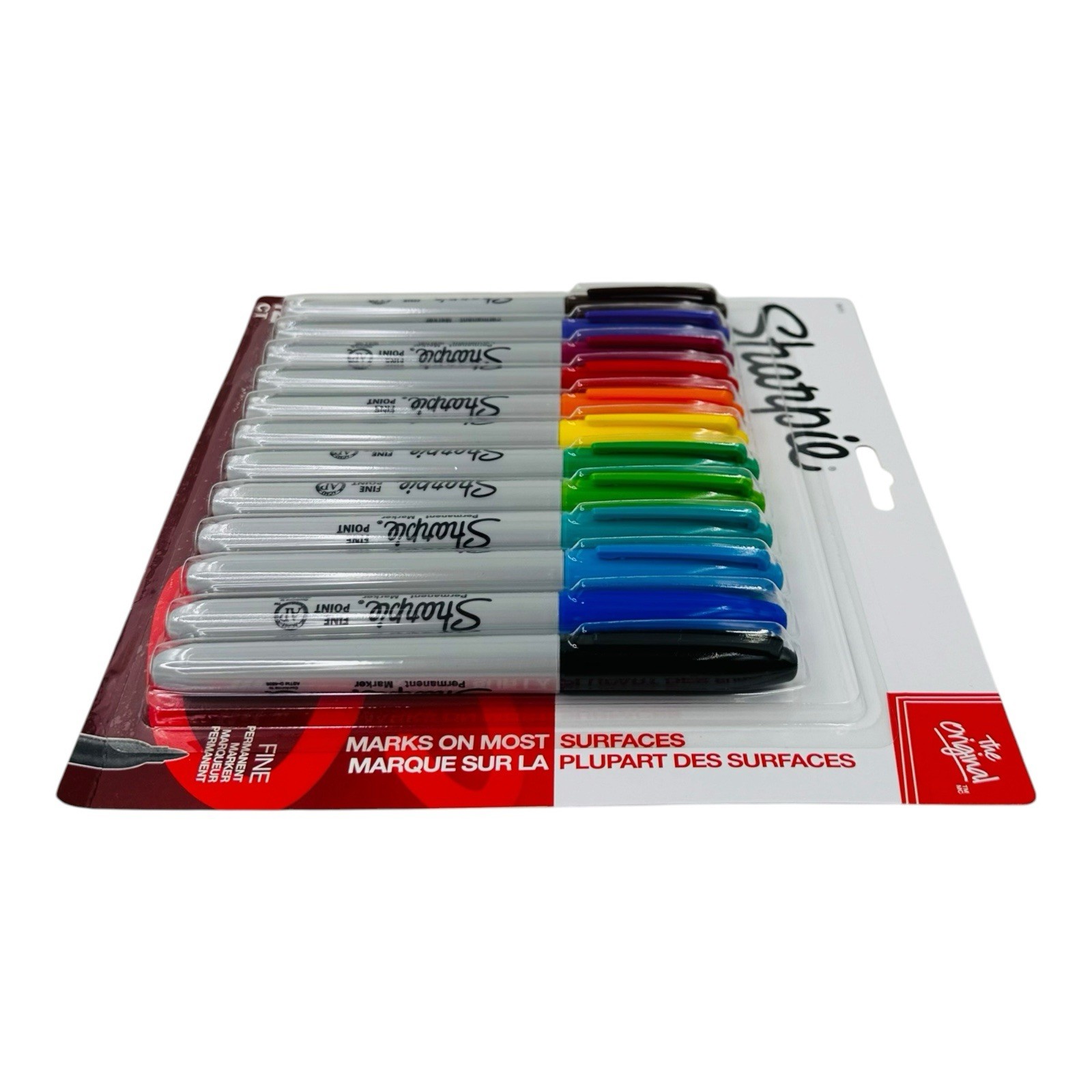 12 Markers Sharpie Assorted Color Fine Point Permanent Markers