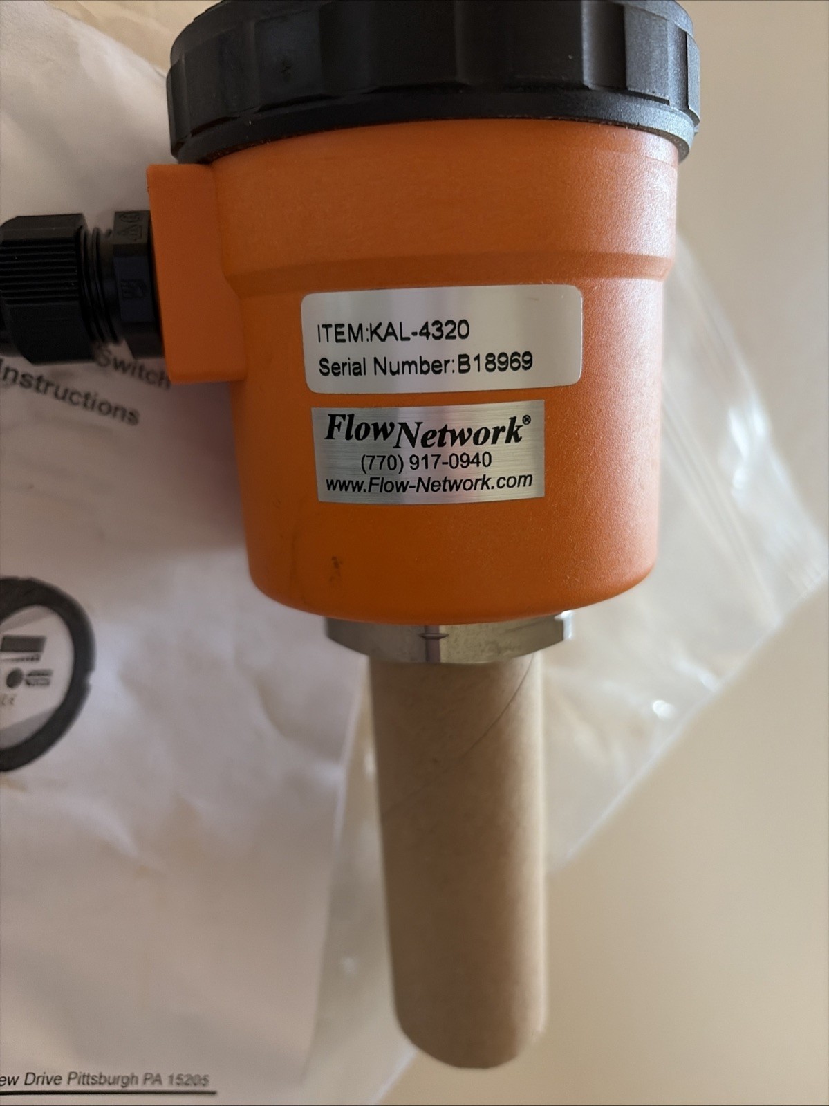 KOBOLD KAL-K Thermal Flow Switch (KAL-4000 Series)