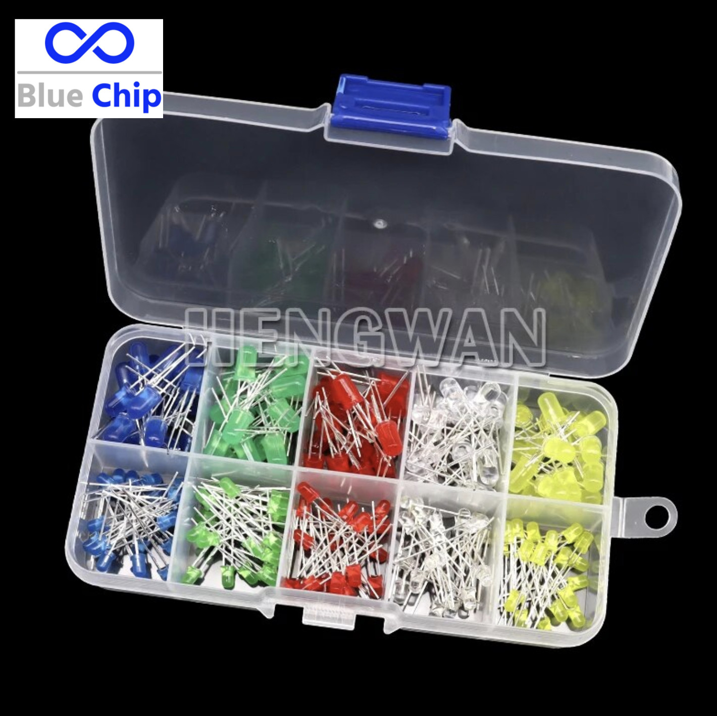 500/300/200/100/60PCS F3 F5 Light Emitting Diodes kit box 3MM 5MM LED Diode
