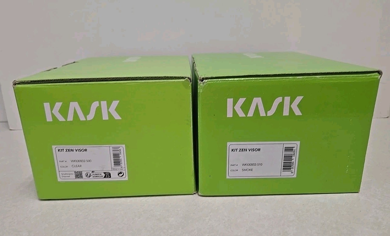 Kask WKI00003.500 Zen FF Full Face Visor Kit, Clear and smoke(2 included)