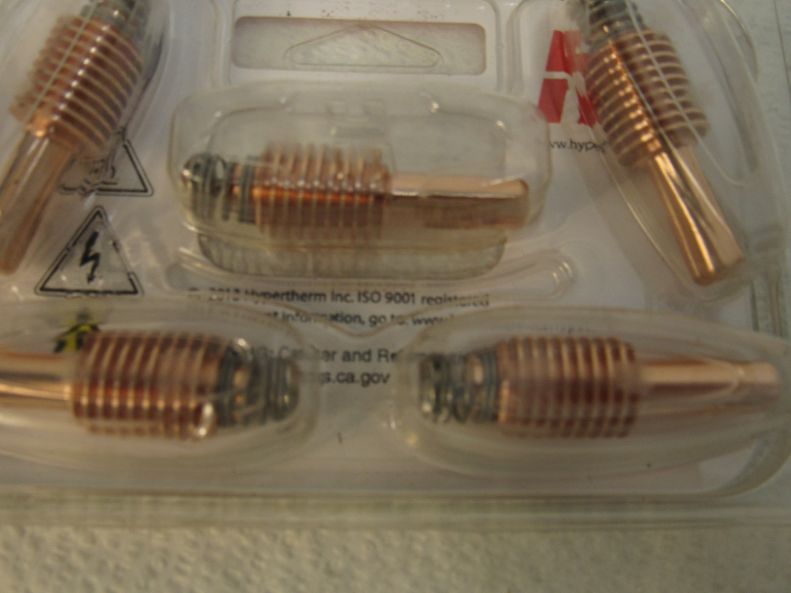 Hypertherm 220842 Duramax LK/RT Electrodes 10-105A Pack of 5